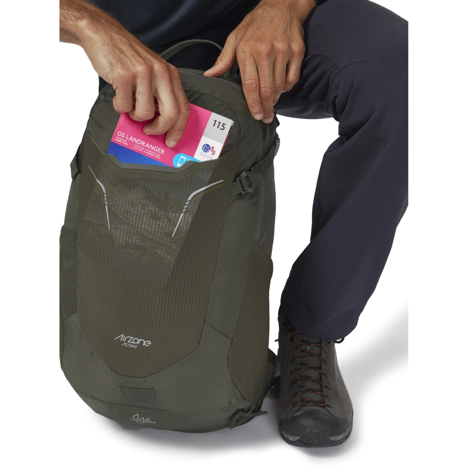 Lowe Alpine AirZone Active 18L Rugzak - Light Khaki 9 Lowe Alpine AirZone Active 18L Rugzak - Light Khaki - Afbeelding 7