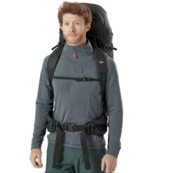 Lowe Alpine Escape Trek 60:70L Rugzak - M - Zwart -Lowe Alpine lowe alpine escape trek 60 70l backpack l black 4 1577627