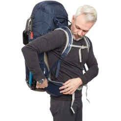 Lowe Alpine Manaslu 65:80L Rugzak - L/XL - Zwart -Lowe Alpine lowe alpine manaslu 65 80l backpack l xl navy 4 1578362 3
